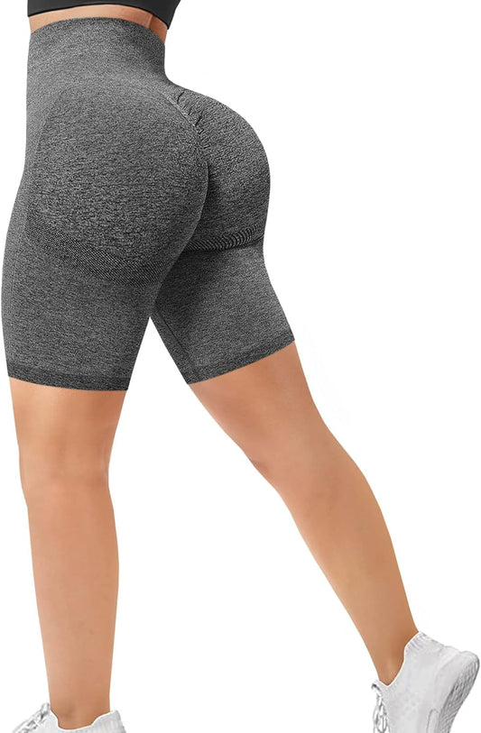 Women TIK Tok Shorts High Waist Butt Lift Short Yoga Workout Booty Scrunch Tummy Control Shorts